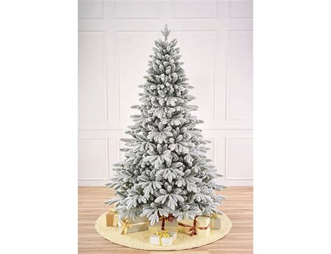 Искусственная елка Ленинградская, заснеженная, хвоя ЛИТАЯ+ПВХ, 210 см ...