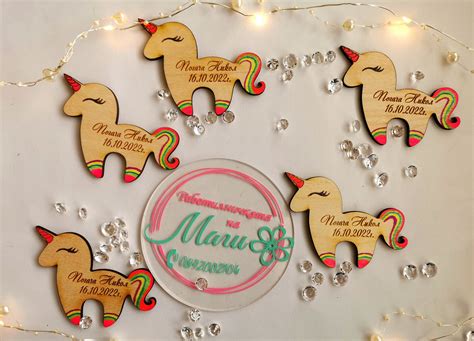 Персонализиран магнит еднорог - rabotilnichkata