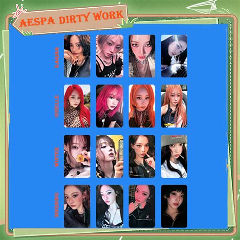 Chiếc Dirty Work Whiplash Lomo Cards Hot Mess Armageddon Supernova Album Kịch SOLO Ảnh Kpop