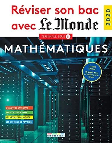 RÉVISER SON BAC avec le monde 2020 mathém Collectif EUR 33 92