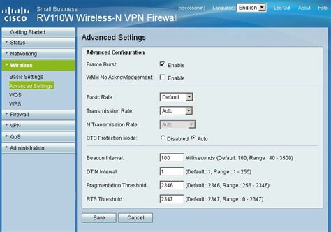 Cisco Rv W Wireless N Vpn Firewall Reviewed Smallnetbuilder