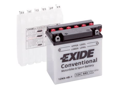 Battery 12V 9Ah 12N9-4B-1 EXIDE | MOTOCYCLE BATTERIES \ CONVENTIONAL ...