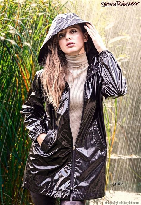 Raincoats For Women Fashion Bestwomensraincoat Black Raincoat Vinyl