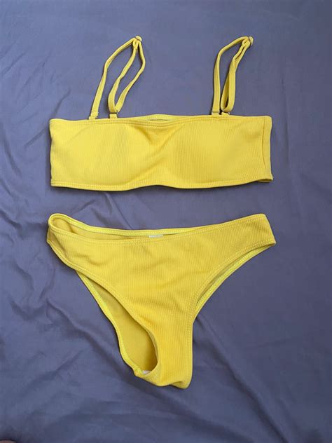 Triangle Bikini Set Women S Fashion Swimwear Bikinis Swimsuits On Carousell