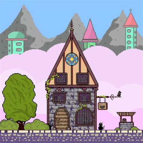 Medieval House Day 3 Of Learning Pixel Art Rpixelart