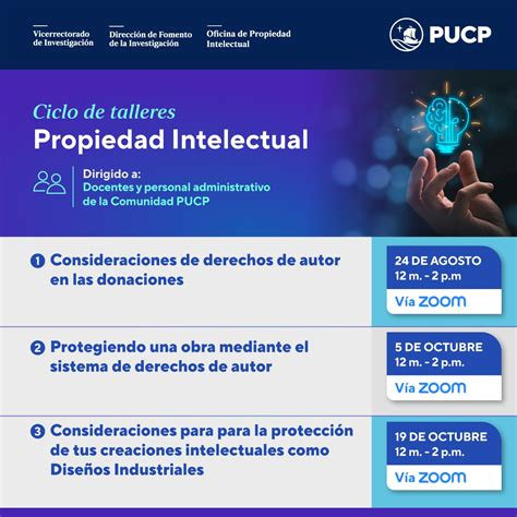 Participa del ciclo de talleres sobre propiedad intelectual, organizado ... 