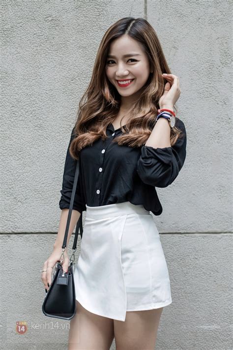 STREET STYLE GIỚI TRẺ Hot girl 2 miền diện street style trong tuần lễ siêu nóng