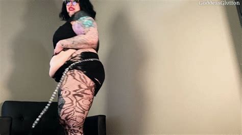 Your BBW Neighbor Makes You Submit To Her Fat Belly POV FemDom BBW GoddessGlutton Clips Sale