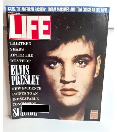 Life Magazine 1990 Elvis Death Retrospective And Tom Cruise Bruce