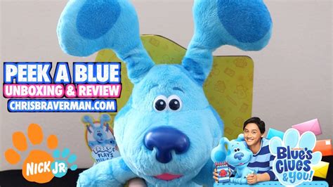 Blue S Clues Peek A Blue Unboxing Review Nick Jr Blue S Clues