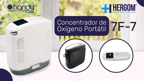 Concentrador de oxígeno portátil 7F 7 Handy by Hergom YouTube