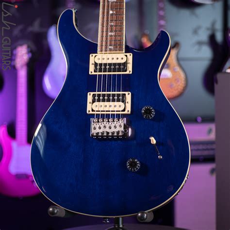 Prs Se Standard 24 Translucent Blue Ish Guitars