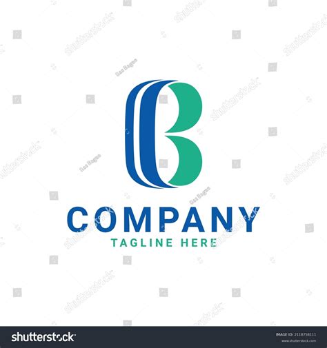 Letter B Company Logo Design Stock Vector (Royalty Free) 2118758111 ...