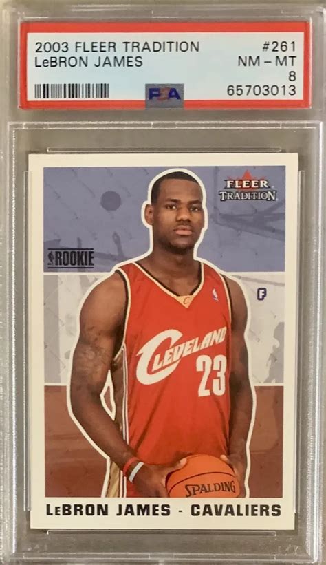 Lebron James Rookie Card Fleer