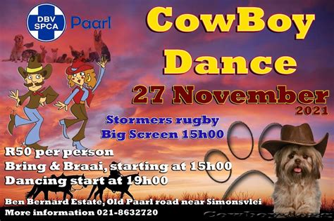 Spca Paarl Cowboy Dance Discover Paarl
