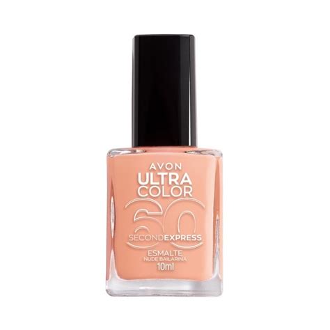 Avon Ultra Color Esmalte Second Express Nude Bailarina Shopee Brasil