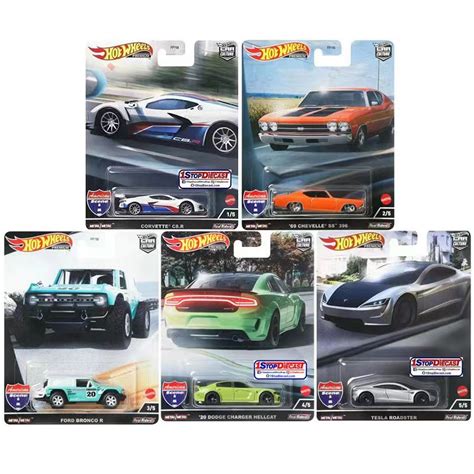 Hot Wheels Car Culture American Style Ford Liema C Dodge Tesla Alloy Model Toy FPY Shopee