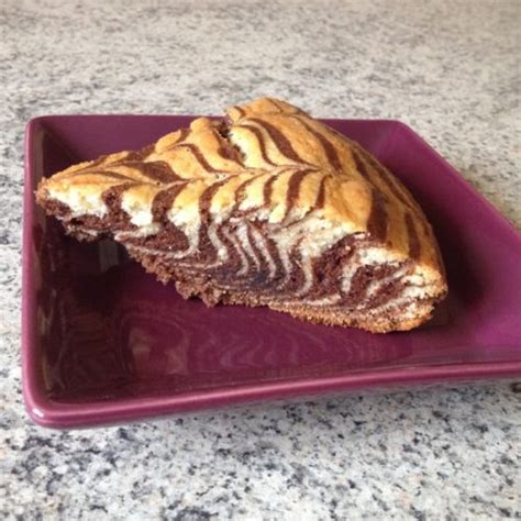 Recette de Zebra cake vanille chocolat Gâteau zébré tigré