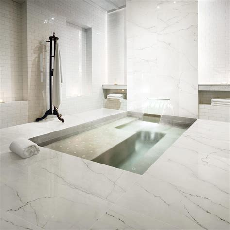 White 600 X 1200 Mm Marble Effect Porcelain Tile Marmi Classici
