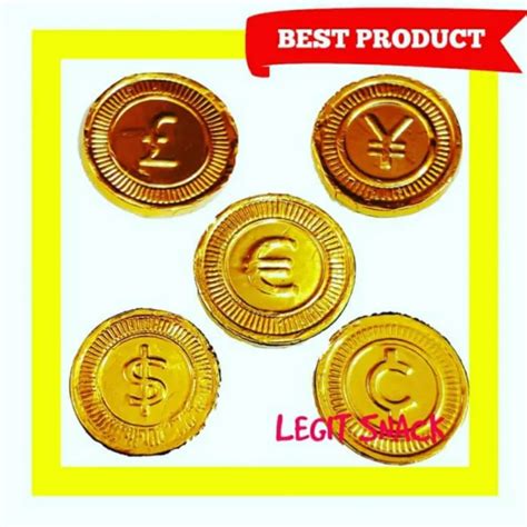 Coklat Koin Emas Mata Uang Dollar Cokelat Mas Gold Coin Chocolates