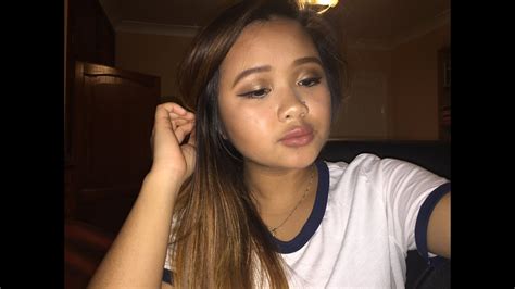 Brown Smokey Eye And Nude Lip Tutorial YouTube