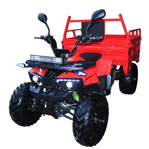 Red Cc Farm Atv Cc Cc Wheel Quad Bike Stroke Air