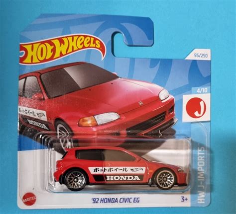 Hot Wheels HONDA CIVIC EG nowość czerwona Gliwice Kup teraz na Allegro Lokalnie
