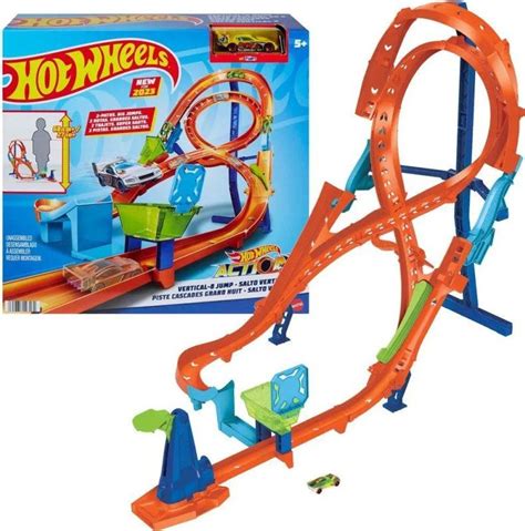Трек Hot Wheels игрушка автотрек Хотвилс Вертикальный прыжок 8 HMB15 купить с доставкой по