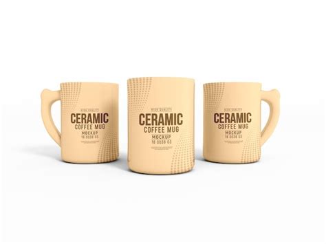 Premium Psd Ceramic Coffee Mug Mockup