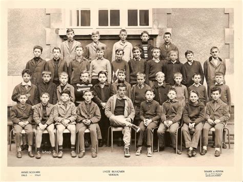 Photo De Classe Cinquième De 1964 Collège Buvignier Copains Davant