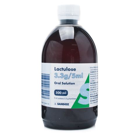 Lactulose Oral Solution For Constipation Relief 500ml Pillsorted