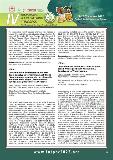 (PDF) Determination of Resistance of Some Bean Genotypes to Common Leaf ...