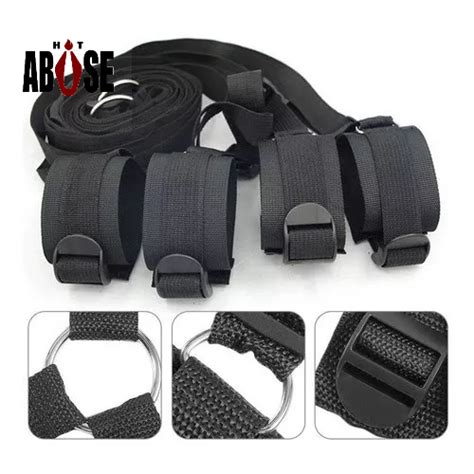 Kit Algemas De Prender Na Cama Serve Todas Camas Bondage Bdsm Sex Shop Shopee Brasil