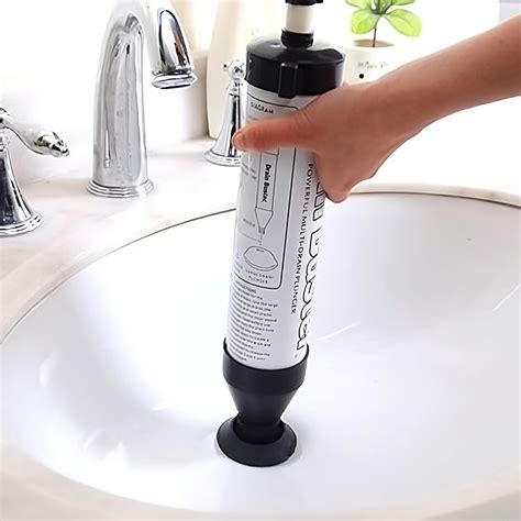 Помпа за сгъстен въздух за отпушване на запушени тръби на мивка, вана ...