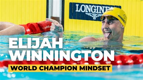 400m Freestyle World Champion ELIJAH WINNINGTON Reveal His Winning