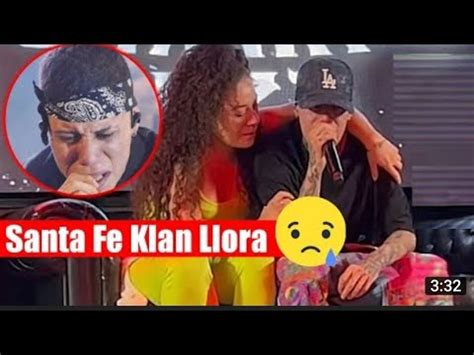 SANTA FE KLAN LLORA POR CANCIÓN DEDICADA A SU MAMA JR MUSIC YouTube