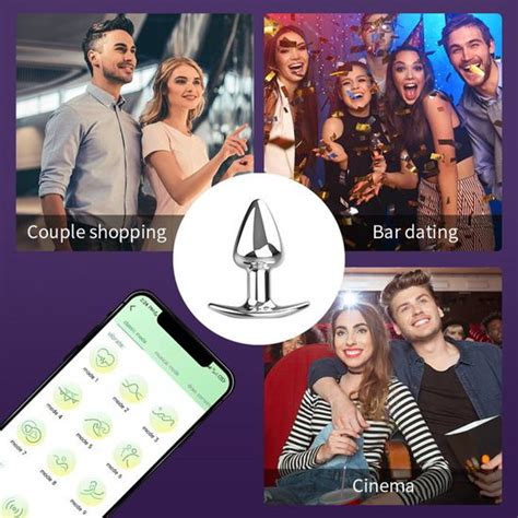 Nouveau sextoy amélioré Plug Anal en métal vibrant à 9 fréquences avec contrôle APP jouet sexuel