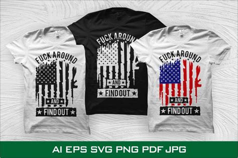 Fuck Around And Find Out 2nd Amendment T Shirt Design Second