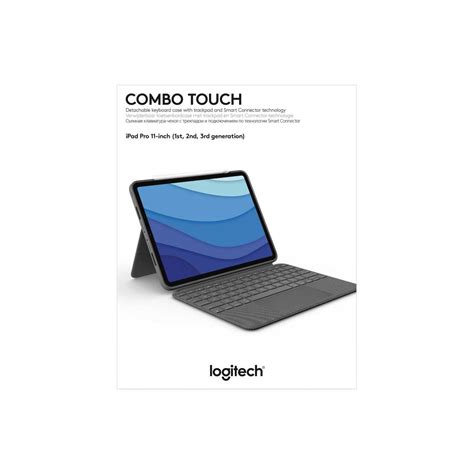 Logitech Combo Touch for iPad Pro 11-inch (1st, 2nd, and 3rd generation ...