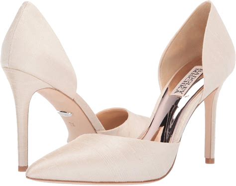 Badgley Mischka Womens Lola Pump Ivory Silk Size 7 5 Uwwo Ebay