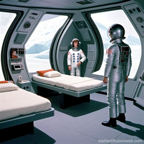 Daily Life In Moonbase Alpha Stable Diffusion Online