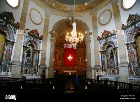 Interior Of Igreja Nossa Senhora Do Rosario Church Ouro Preto Brazil