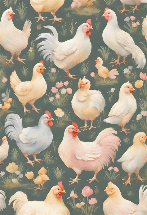 Download Ai Generated Chickens Hens Royalty Free Stock Illustration