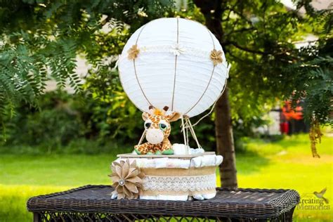 Easy Hot Air Balloon Diaper Cake For A Fabulous Baby Shower