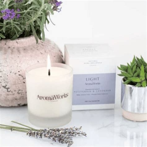 Aromaworks Petitgrain And Lavender Candle Down To Earth Healthfood Store