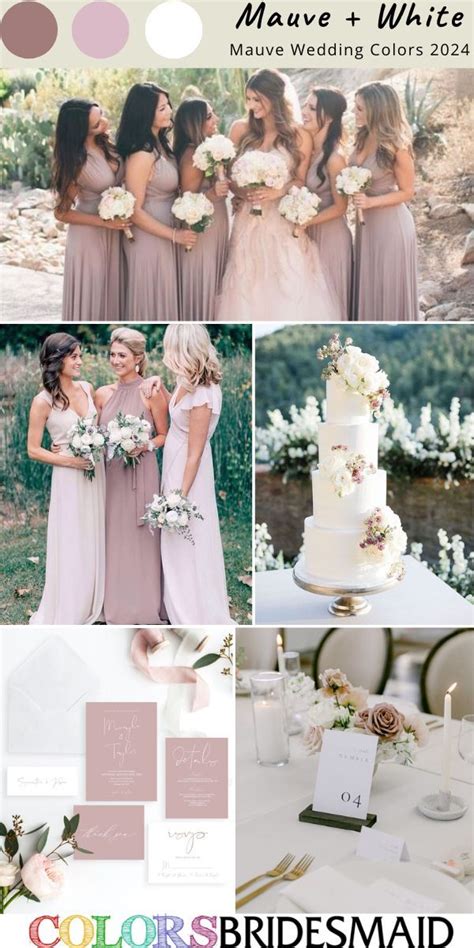 Best 8 Mauve Wedding Color Combos For 2024 Mauve Wedding Colors Mauve Bridesmaid Dress