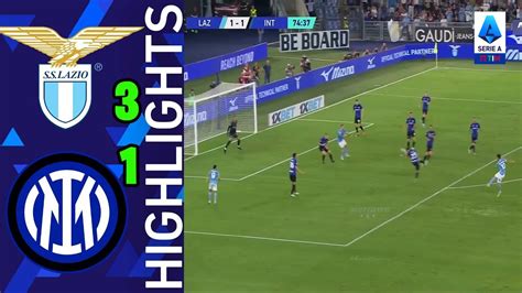 LAZIO INTER 3 1 SUPERGOL LUIS ALBERTO E PEDRO L ASSE SPAGNOLA CHE