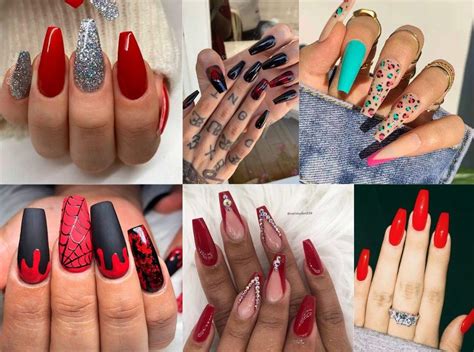 Top 10 Coffin Red Nail Designs Nails Review