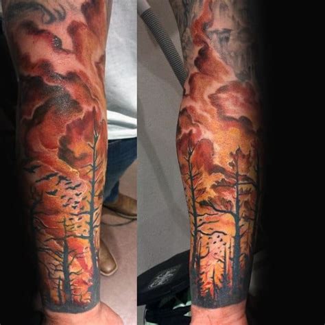 80 Fire Tattoos For Men Burning Ink Design Ideas