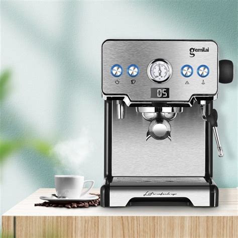 Gemilai Coffee Machine Semi Automatic Italian Espresso Coffee Maker